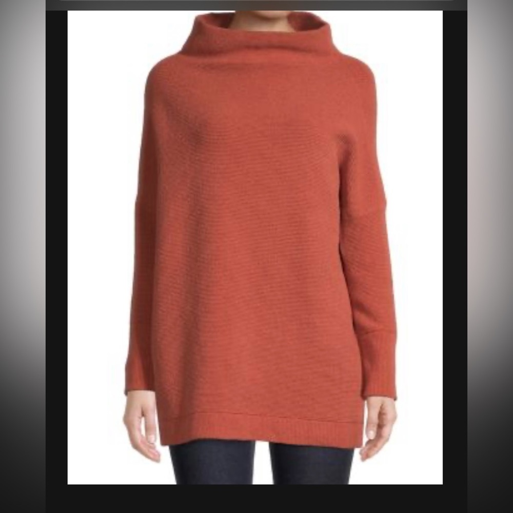 Free people ottoman sweater in limited edition brick colour. NWOT